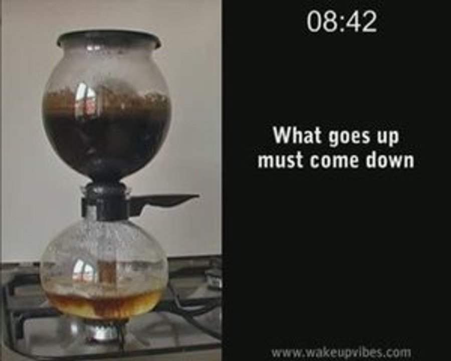 Vacuum Coffee Maker Brewing Demo
