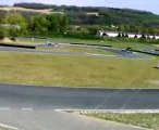 course de karting sur le circuit de layrac dans le 47