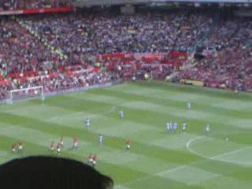 Celebrating Ronnie's goal
