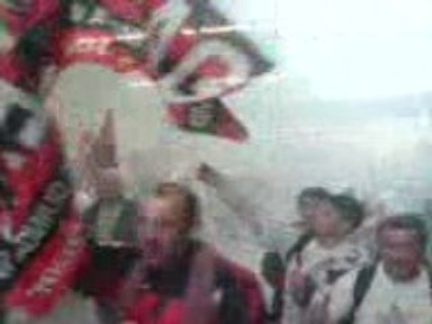 Arrivée des guingampais sur les quais de Montparnasse