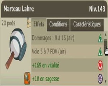 Sadoxe, Xélor Air/Sagesse lvl 15X Silouate