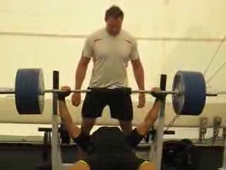 Developpé couché 180kgs Erik CADEE
