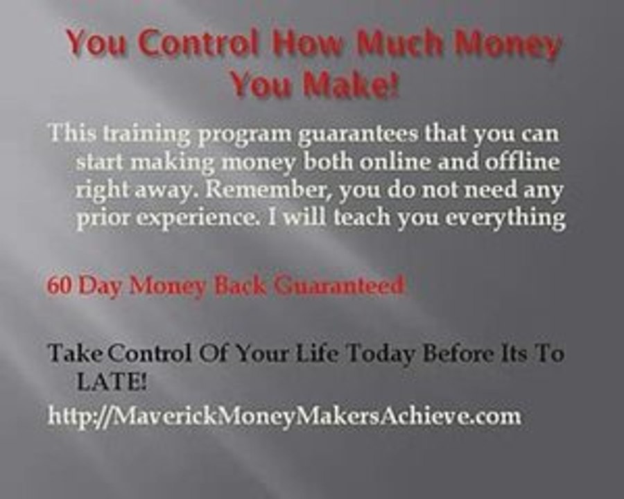 Maverick Money Makers Home Online Business Info