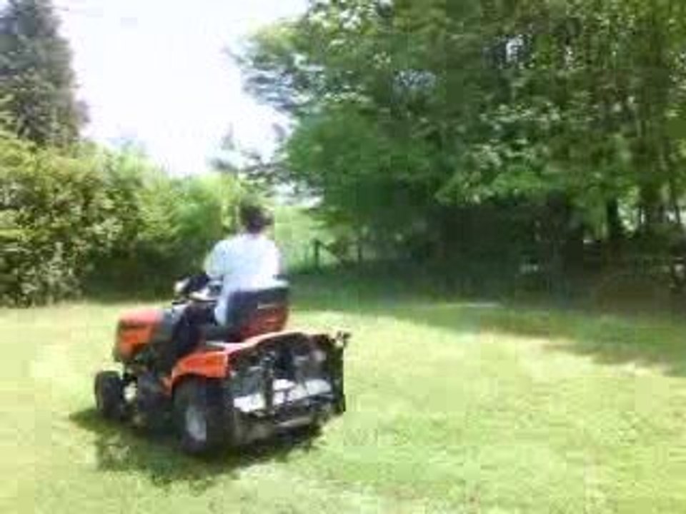 Dgé en mode Tracteur Tondeuse