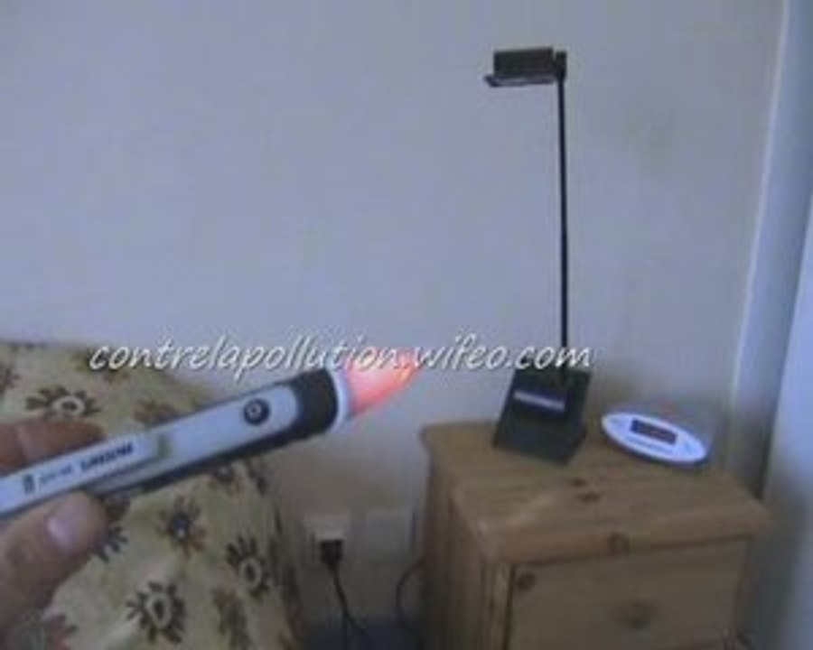 Diagnostique du rayonnement magnétique d'une tête de lit