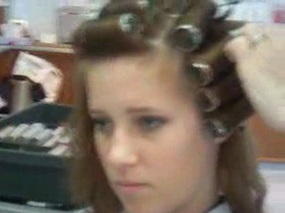 Young lady: wetset in process 1