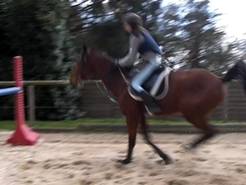 sarah et nyero sur saut de 1m30