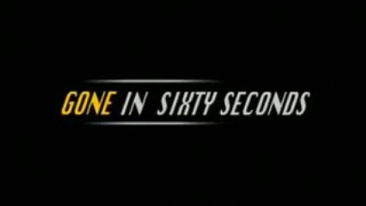 Trailer Gone in 60 Seconds