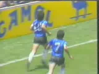 Maradona but coupe du monde 1986