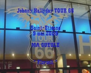 Ma gueule - Johnny Hallyday Tour 66 St Etienne 9 mai 2009