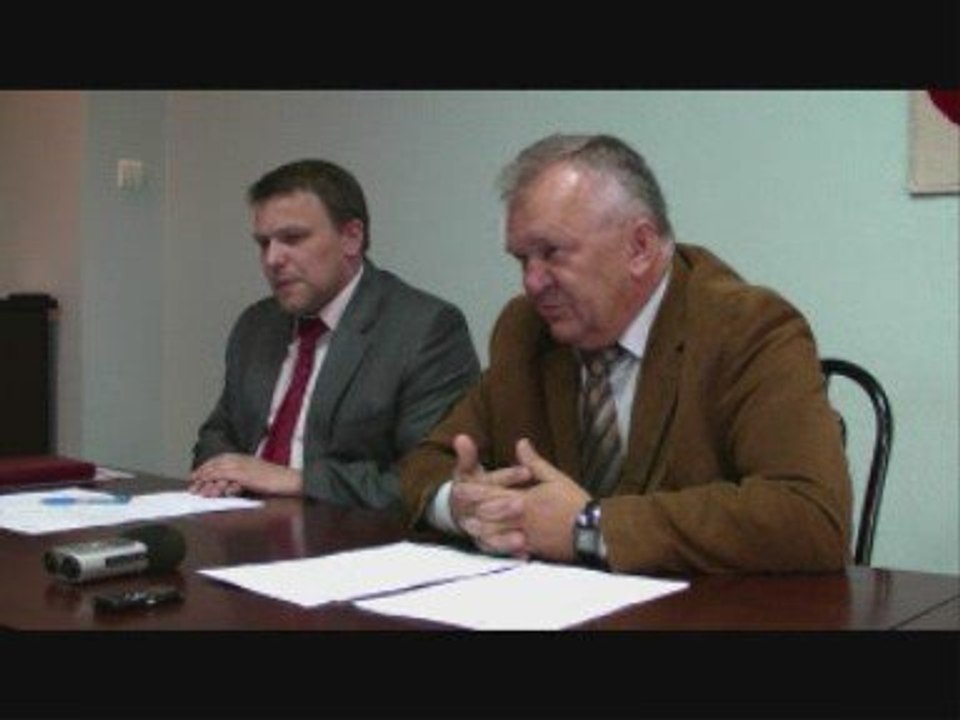 Konferencja prasowa senatora Krzysztofa Majkowskiego