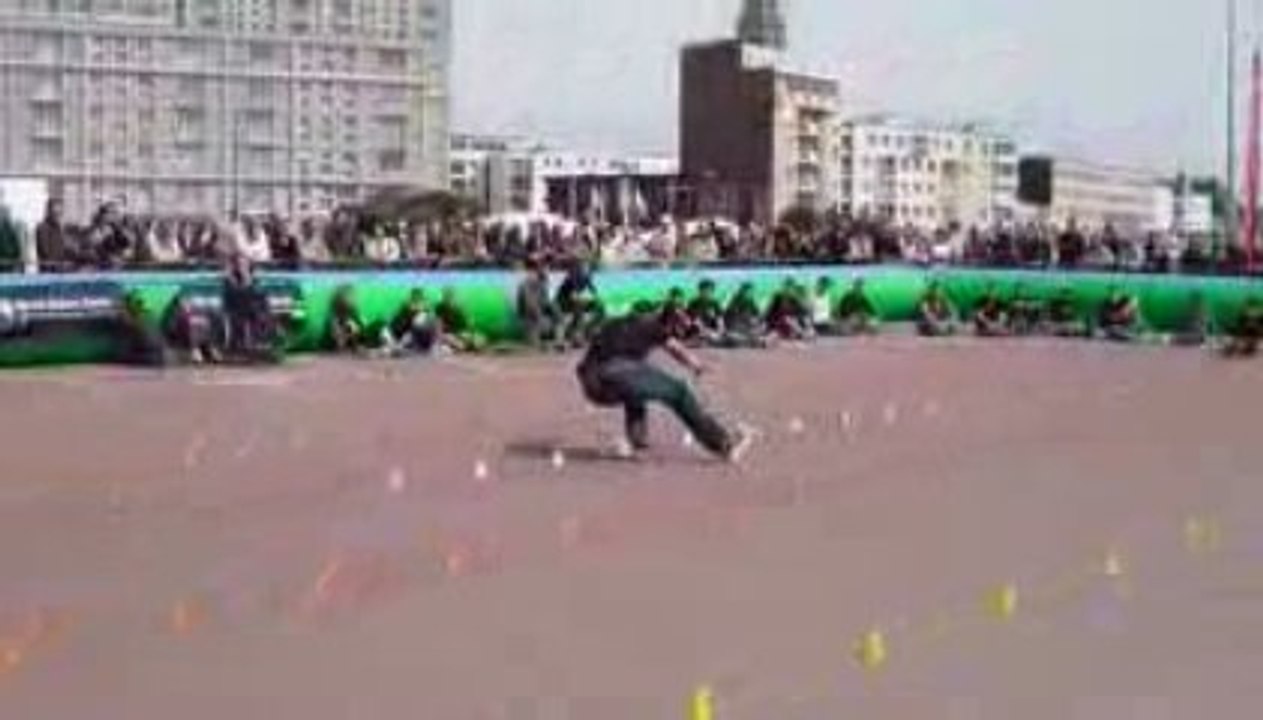 Slalom qualif: 2ème passage