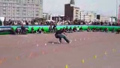 Slalom qualif: 2ème passage