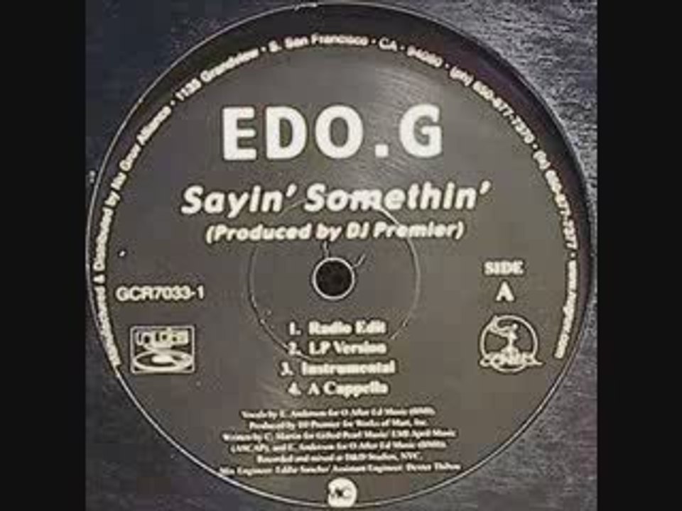 edo g - saying something (prod dj premier)