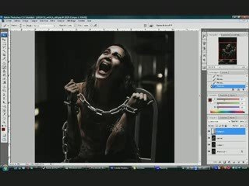 Retouche Gore sous Photoshop