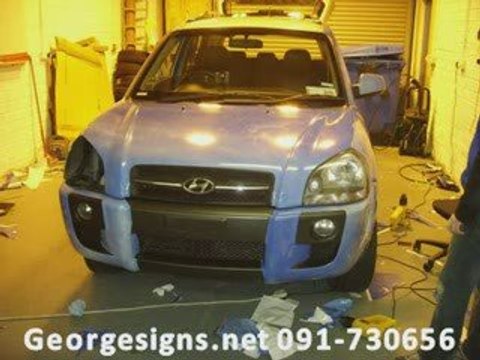 George signs galway vehicle wraps