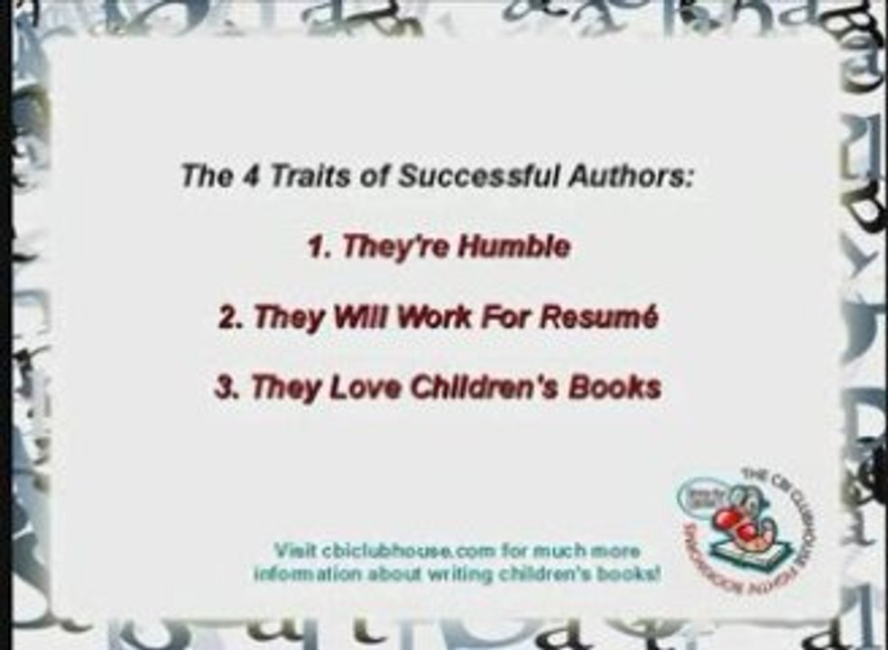 Can You Make It As a Children's Book Writer?