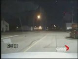 Asteroid Vaporized into Exploding Fireball, Police Dash Cam