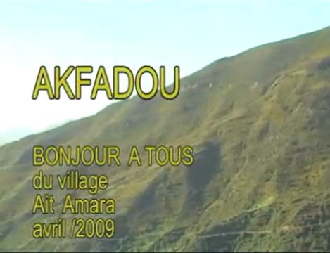 AKFADOU paysages montagne villages d'AKFADOU