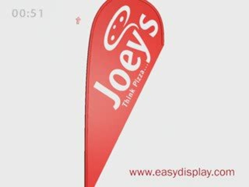 Mobile sportflagge strandfahne strandflagge