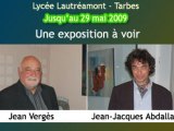Jean Vergès et Jean-Jacques Abdallah  au lycée Lautréamont