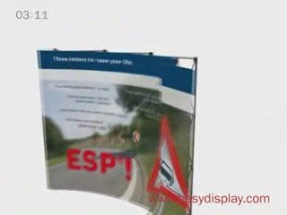 SCHERENGITTERSYSTEM mobil kundenstopper werbefläche banner