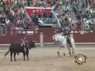 Pablo Hermoso de Mendoza en la Feria de San Isidro 2008