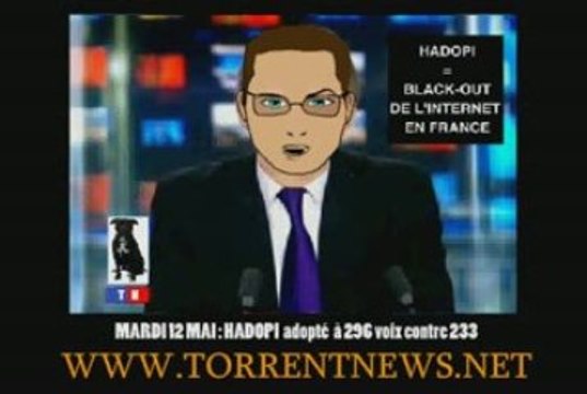 HADOPI 12 MAI: Les députés adoptent HADOPI à l'assemblée