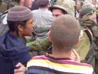 Baruch Marzel Assulting Israeli Peace Activist