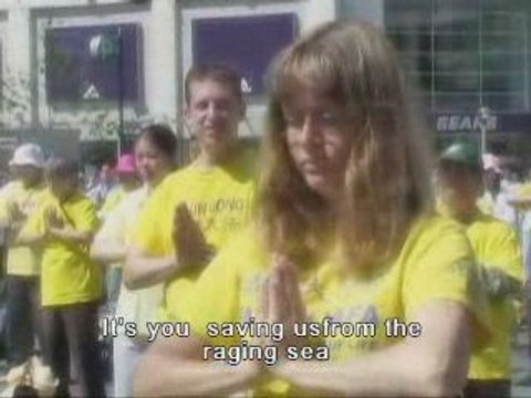 Singing to Master-Falun Dafa-day