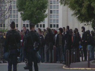 Intervention de la police sur le campus de Caen le 12/05/09