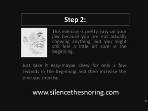 Stop Snoring with this Simple Exercise
