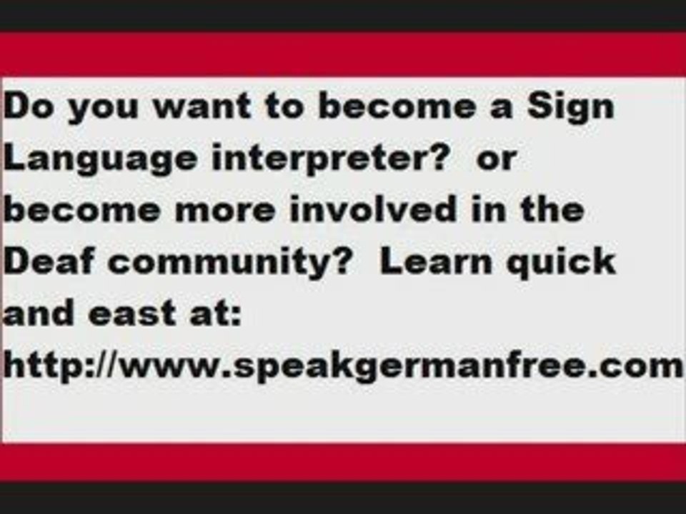 Learn Sign Language rapidly