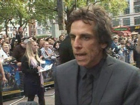 Ben Stiller and Ricky Gervais at Night At Museum premiere