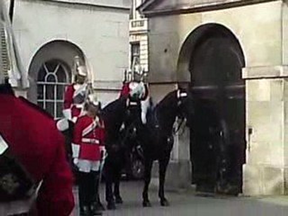 Un garde anglais bourré