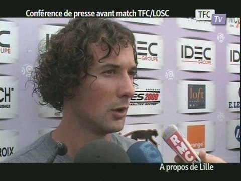 Conf de presse TFC/LOSC Sirieix