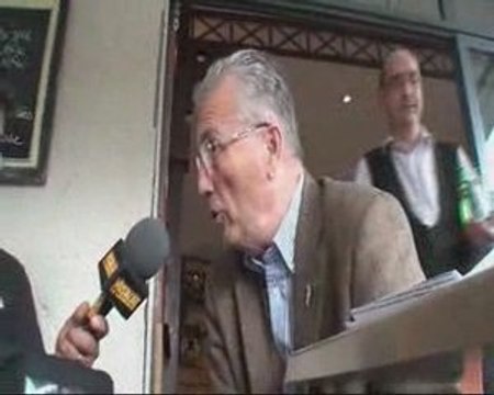 Jean Barrat (DLR) au marché ST Pierre (Clermont-Ferrand)