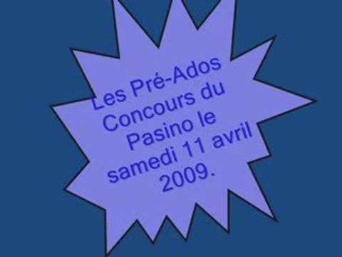 Pré ados pasino diaporama photo 2009