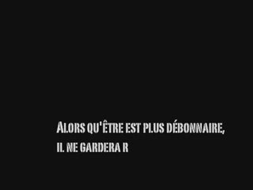 Avoir et être..
