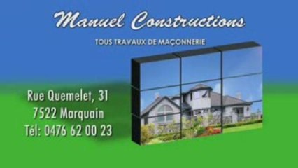 Manuel Constructions. Situé à Marquain