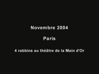 dieudonné invite 4 rabbins antisionistes à la main d'or