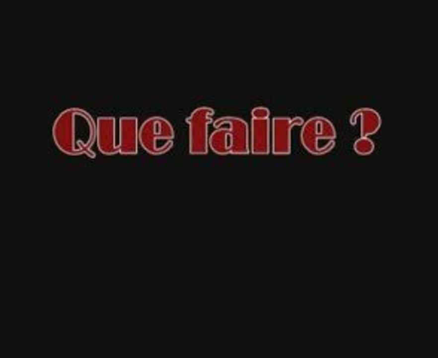 Que Faire (par Lelibrepenseur)