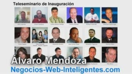 Alvaro Mendoza. Teleseminario "Negocios Web Inteligentes"