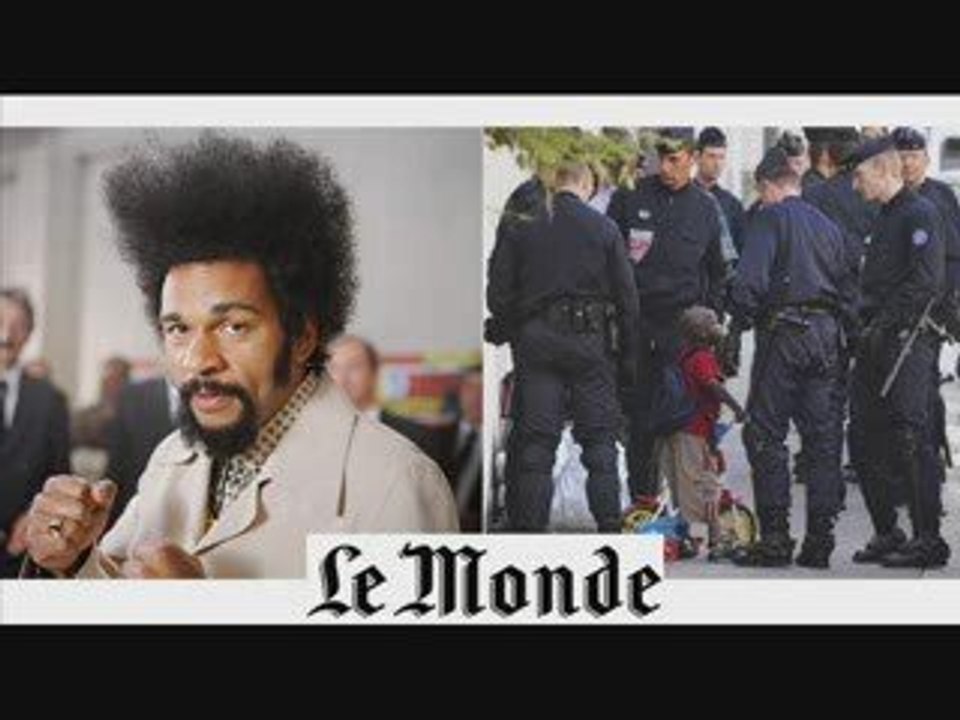 Dieudonne Bloqué par les CRS