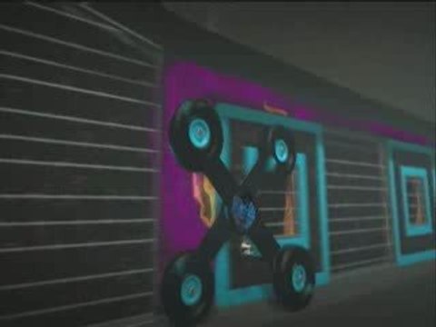 Little Big Planet - Sackboy fait la course.