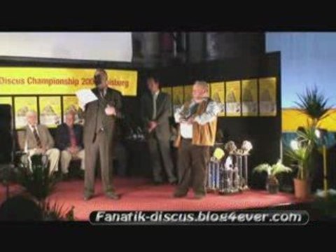 Winners solid turquoise discus Duisbourg 2008