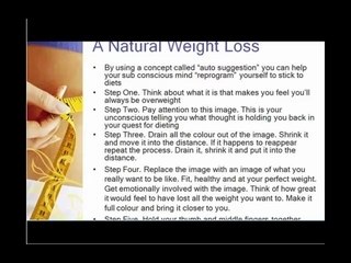Weight loss tablets