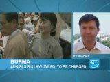 Burma: Aung San Suu Kyi jailed, to be charged