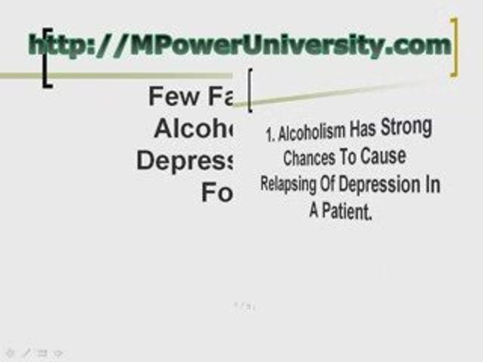 Alcohol Depression
