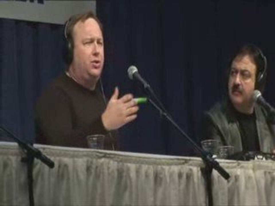 The Alex Jones Show At Talk Fest 2008 With George Noory PT 4